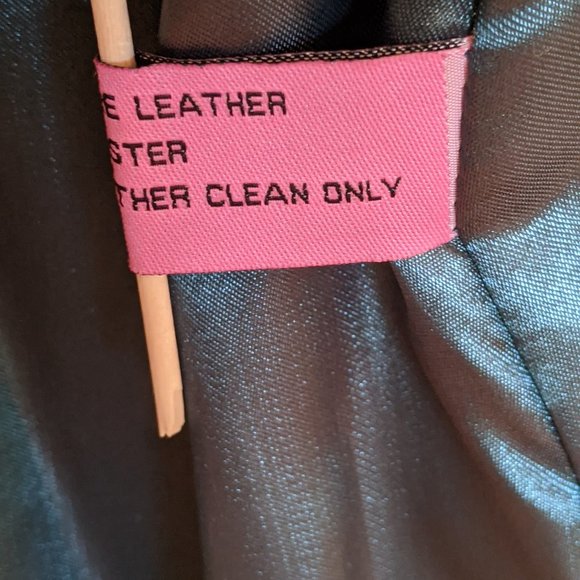 Excelled Collection Teal 100% Leather Coat NWT - Picture 12 of 15